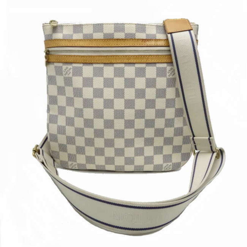 Louis Vuitton Shoulder bag Damier Azur White Pochette Bosphore